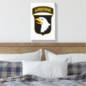 101. Im Flugzeug Abteilung Militärveteran Leinwanddruck (Insitu (Schlafzimmer))