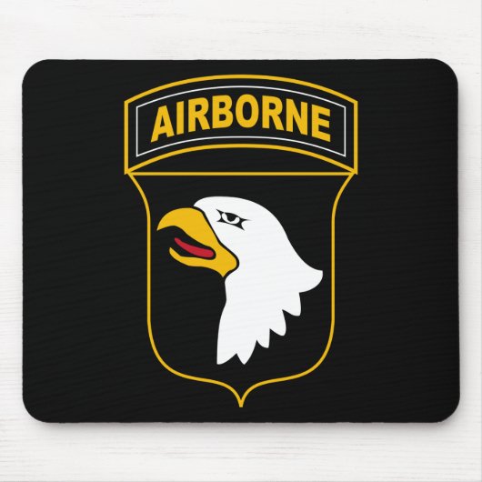 101. Im Flugzeug Abteilung Militärveteran Mousepad (Vorne)