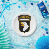 101. Im Flugzeug Abteilung Militärveteran Pappteller (Party)