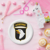 101. Im Flugzeug Abteilung Militärveteran Pappteller (Party)