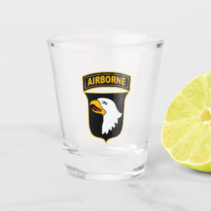 101. Im Flugzeug Abteilung Militärveteran Schnapsglas