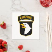 101. Im Flugzeug Abteilung Militärveteran Serviette (Beispiel)