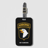 101. Im Flugzeug Abteilung Personalizable Gepäckanhänger (Vorderseite Vertikal)