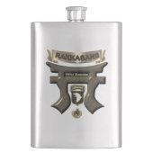 101. Im Flugzeug Abteilung Rakkasans Flachmann (Vorderseite)