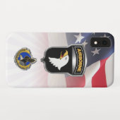 101. Im Flugzeug Abteilung "Screaming Eagles" Case-Mate iPhone Hülle (Rückseite (Horizontal))