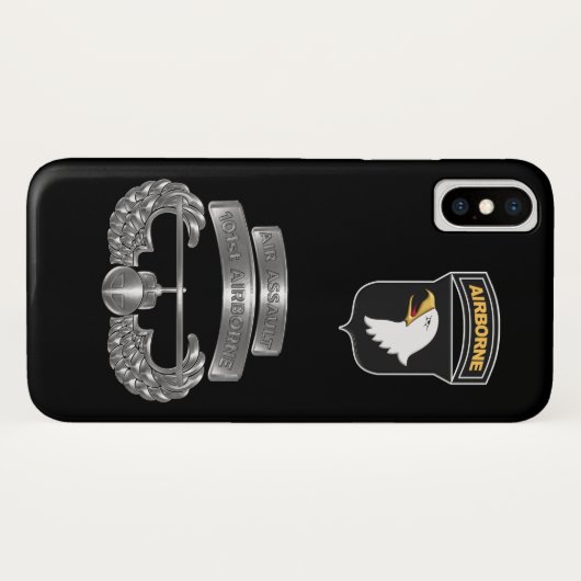 101. Im Flugzeug Abteilung "Screaming Eagles" Case-Mate iPhone Hülle (Rückseite (Horizontal))