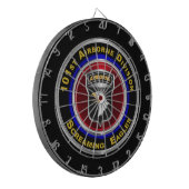 101. Im Flugzeug Abteilung "Screaming Eagles"  Dartscheibe (Vorderseite Links)