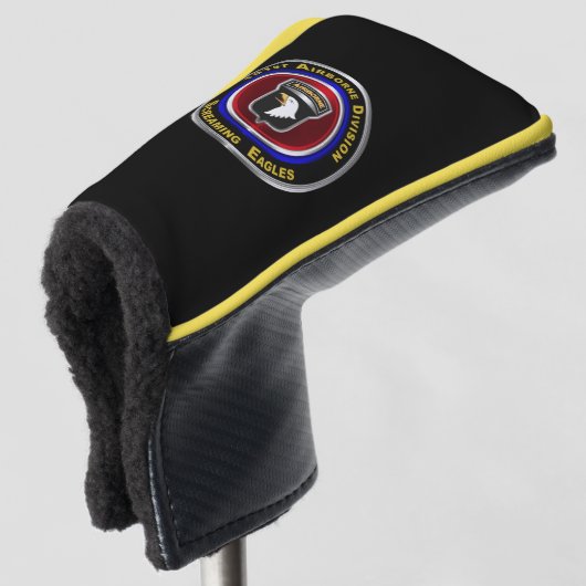 101. Im Flugzeug Abteilung "Screaming Eagles" Golf Headcover (3/4 Vorderseite)