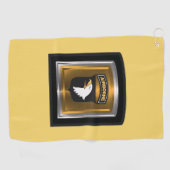 101. Im Flugzeug Abteilung "Screaming Eagles" Golfhandtuch (Horizontal)