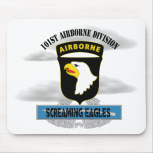 101. Im Flugzeug Abteilung "Screaming Eagles" Mousepad