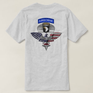 101. Im Flugzeug Abteilung "Screaming Eagles" T-Shirt