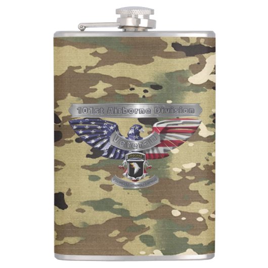 101. Im Flugzeug Abteilung "Stolz auf Dienst" Flachmann (Vorderseite)