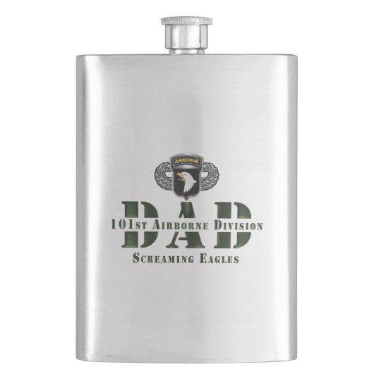 101. Im Flugzeug Abteilung "VATER" Flachmann (Vorderseite)