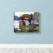 101. im Flugzeug Abteilung vietnam Krieg Veteranen Leinwanddruck (Insitu (Holzboden))