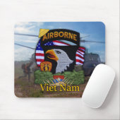 101. im Flugzeug Abteilungsvietnam-Krieg Mousepad (Mit Mouse)