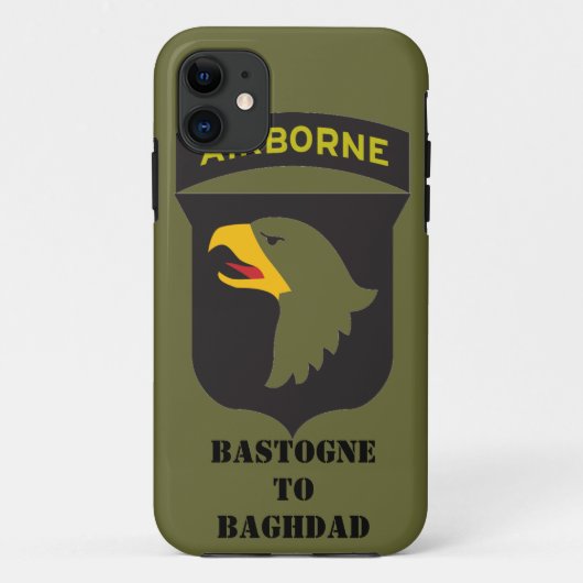 101. IM FLUGZEUG - BASTOGNE NACH BAGDAD Case-Mate iPhone HÜLLE (Rückseite)