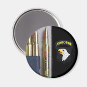 101. im Flugzeug Beret Flash Patch iraq Vet Magnet (Vorderseite/Rückseite)