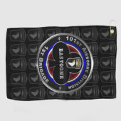 101. Im Flugzeug Division 1. Brigade "Bastogne" Golfhandtuch (Horizontal)