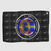 101. Im Flugzeug Division 2. Brigade "STRIKE" Golfhandtuch (Horizontal)