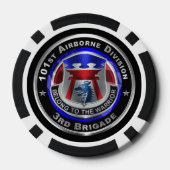 101. Im Flugzeug Division 3. Brigade Pokerchips (Rückseite)