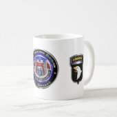 101. Im Flugzeug Division 3. Brigade "RAKKASANS" Kaffeetasse (VorderseiteRechts)