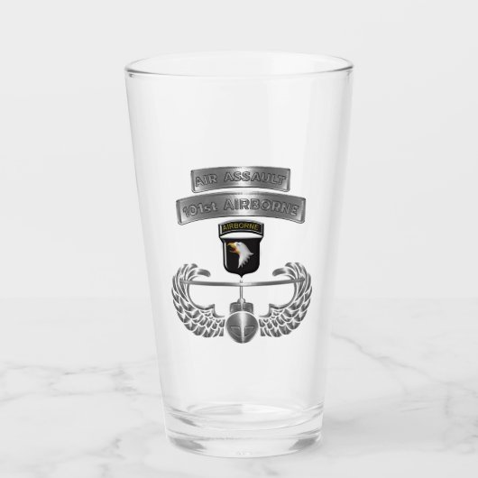 101. Im Flugzeug Division "Air Assault Abzeichen" Glas (Vorderseite)