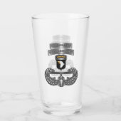 101. Im Flugzeug Division "Air Assault Abzeichen" Glas (Rückseite)