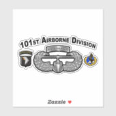 101. Im Flugzeug Division Air Assault Aufkleber (Blatt)