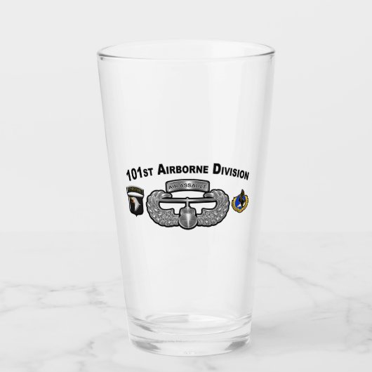 101. Im Flugzeug Division Air Assault Design Glas (Vorderseite)