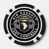 101. Im Flugzeug Division Air Assault Pokerchips (Rückseite)
