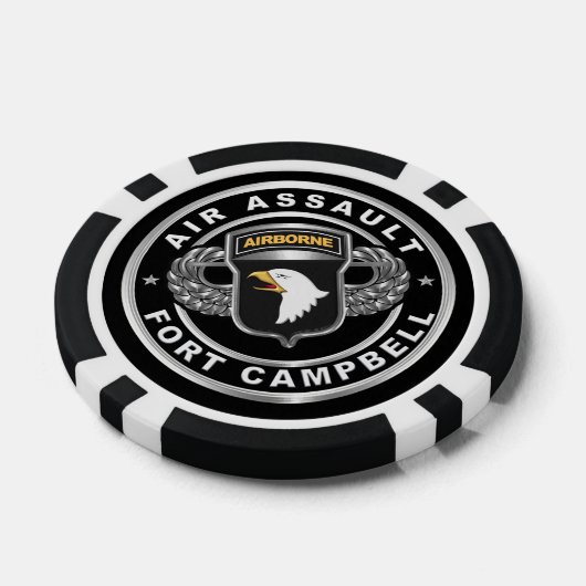 101. Im Flugzeug Division Air Assault Pokerchips (Einzeln)