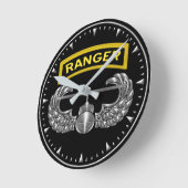 101. Im Flugzeug Division Air Assault Ranger Runde Wanduhr (Winkel)