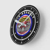 101. Im Flugzeug Division Air Assault Ranger Runde Wanduhr (Winkel)