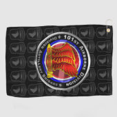 101. Im Flugzeug Division Artillery Brigade Golfhandtuch (Horizontal)