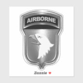 101. Im Flugzeug Division Aufkleber (Blatt)