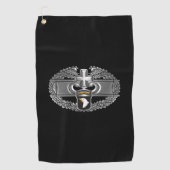 101. Im Flugzeug Division Combat Medic Abzeichen Golfhandtuch (Vorderseite)