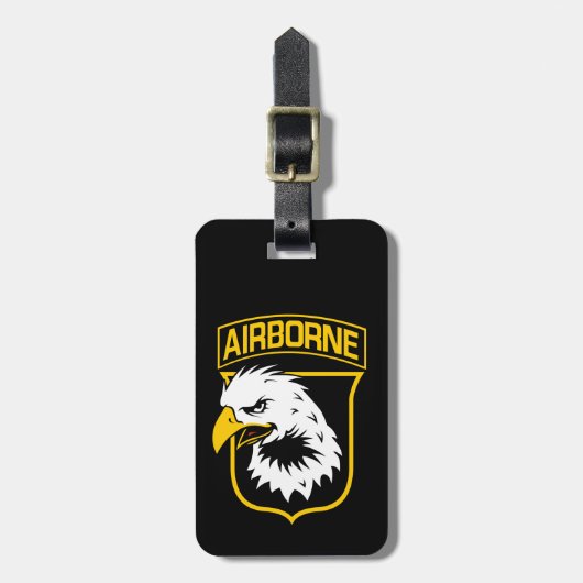 101. Im Flugzeug Division Combat Patch Gepäckanhänger (Vorderseite vertikal)