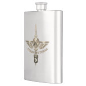 101. Im Flugzeug Division "Combat Veteran" Flasche Flachmann (Links)