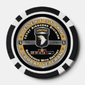 101. Im Flugzeug Division Desert Storm Veteran Pokerchips (Rückseite)