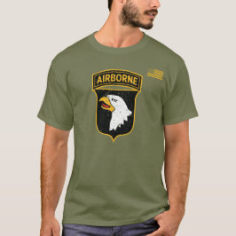 101. Im Flugzeug Division (Distressed) Patch T-Shirt