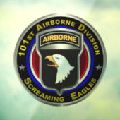 101. Im Flugzeug Division Fensteraufkleber (Blatt 3)