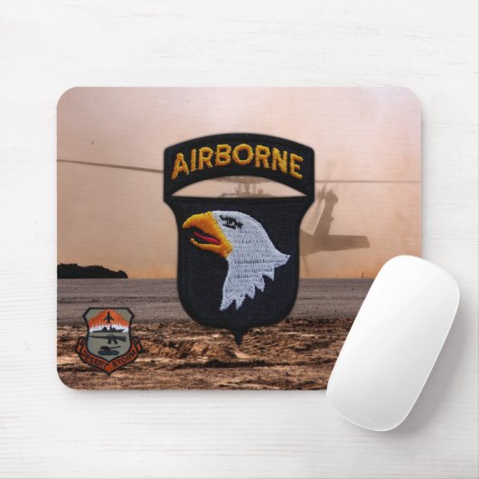 101. im Flugzeug Division Golf War Vets Mousepad (Mit Mouse)