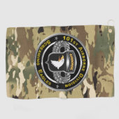 101. Im Flugzeug Division Golfhandtuch (Horizontal)