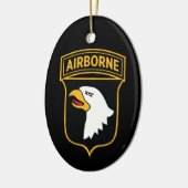 101. Im Flugzeug Division - Insignien militärische Keramik Ornament (Links)