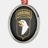 101. Im Flugzeug Division - Insignien militärische Ornament Aus Metall (Links)