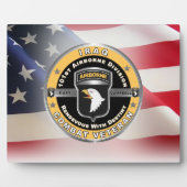 101. Im Flugzeug Division Iraq Veteran Fotoplatte (Vorderseite)