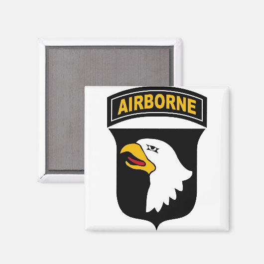 101. Im Flugzeug Division Magnet (Vorderseite/Rückseite)