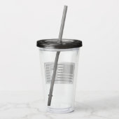 101. Im Flugzeug Division mit amerikanischer Flagg Acryltrinkbecher (Rückseite)