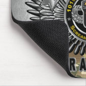 101. Im Flugzeug Division Mousepad (Ecke)