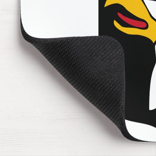 101. Im Flugzeug Division Mousepad (Ecke)